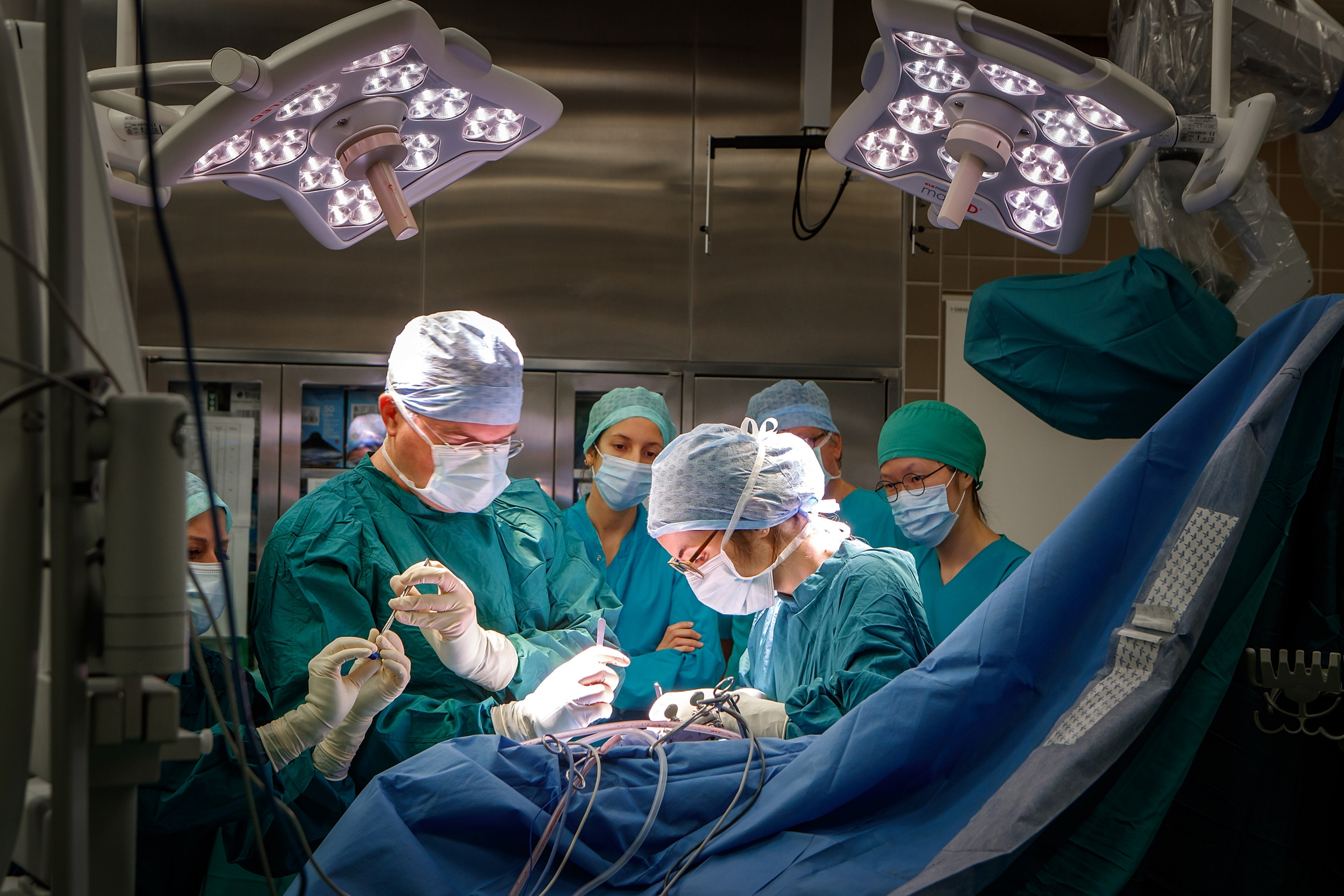 OP-Situation an der Neurochirurgie des AKH Wien