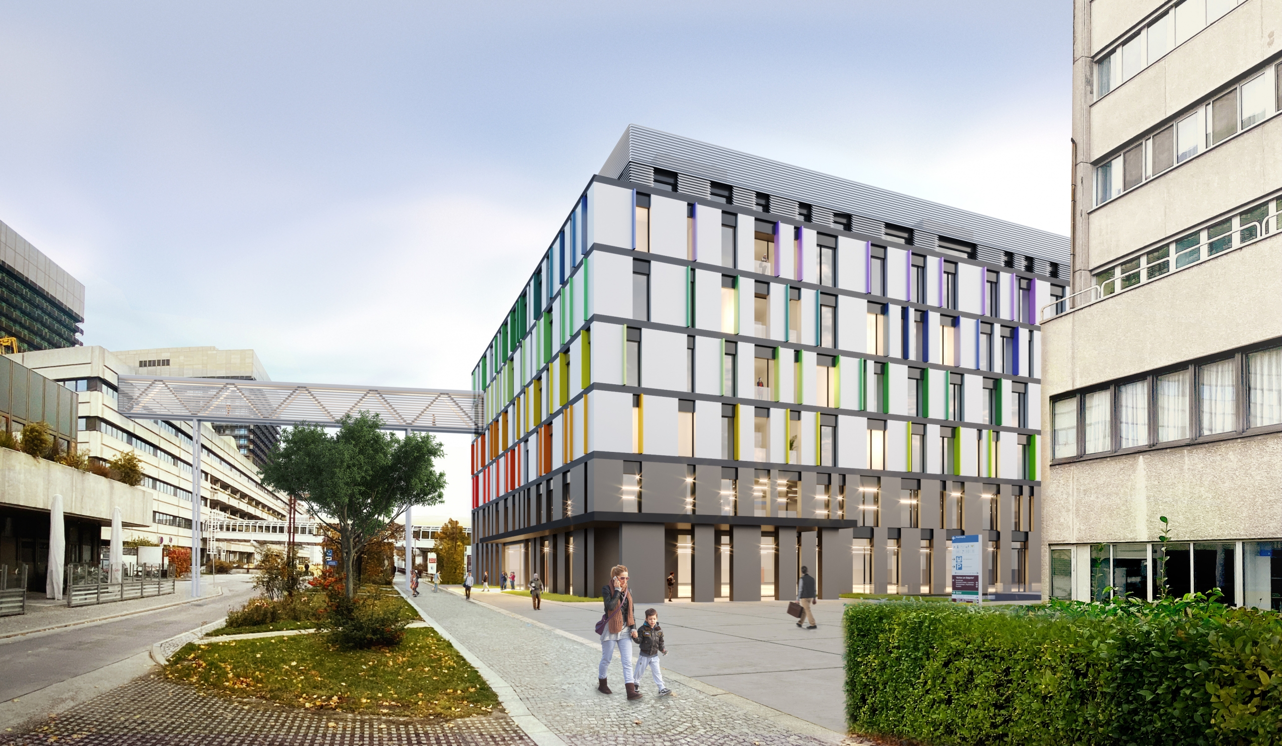 Rendering Eltern-Kind-Zentrum AKH-Wien und MedUni-Wien